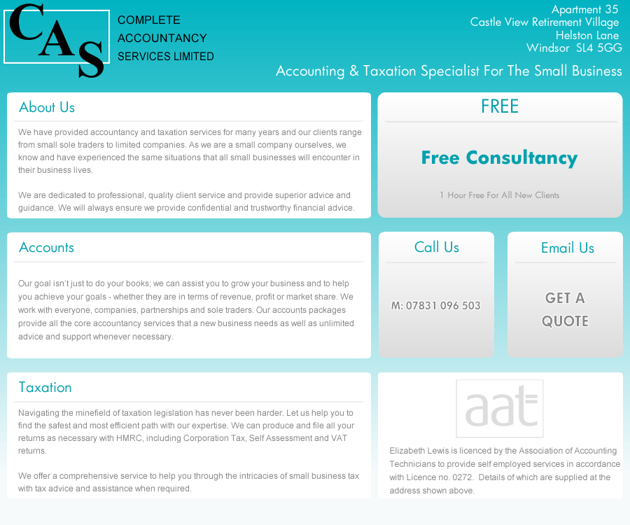 Complete Accountacy Services Ltd | Accountant High Wycombe Bucks